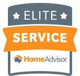 A home advisor elite service badge